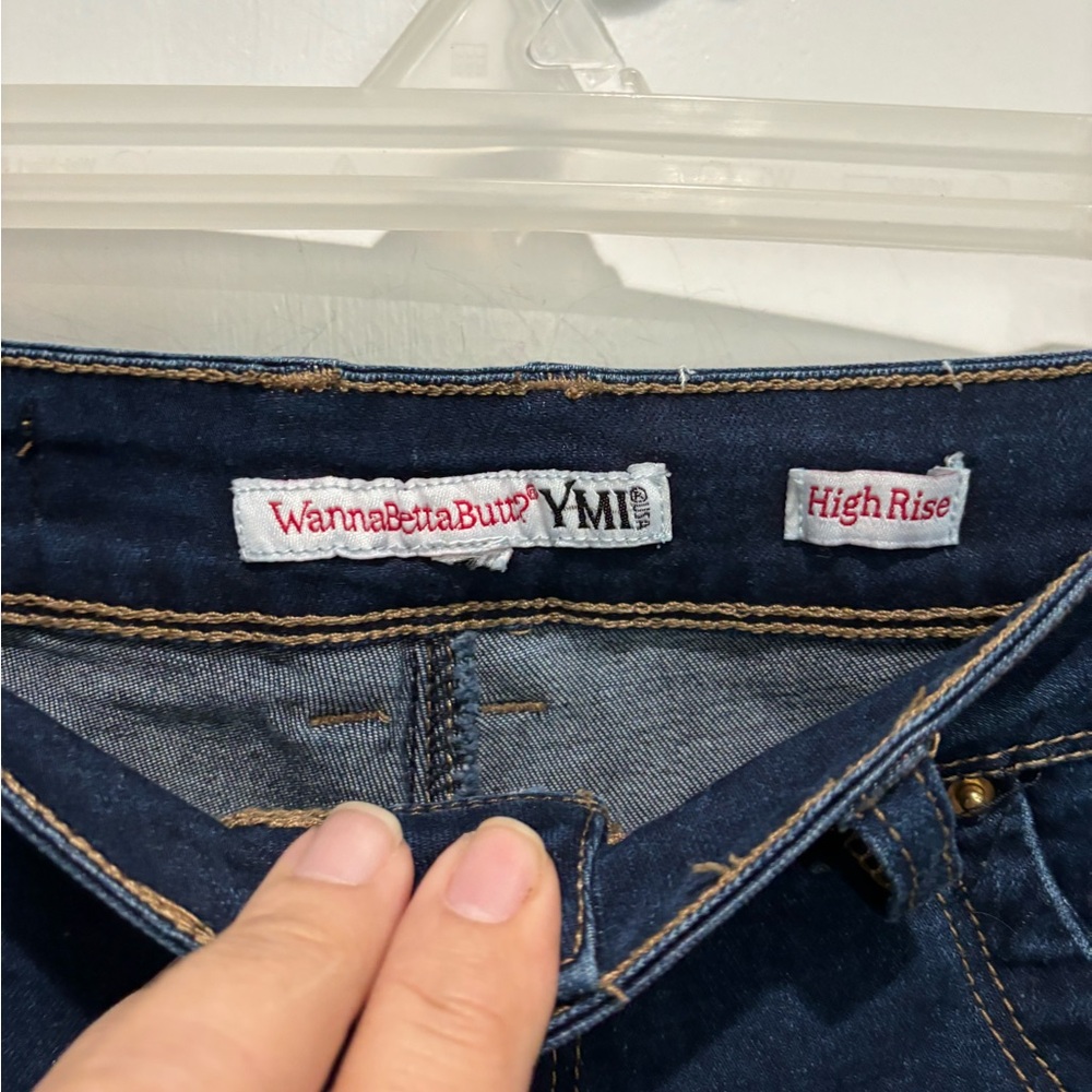 YMI Wannabettabutt High Rise Skinny Jeans, Sz 11 - Picture 2 of 4